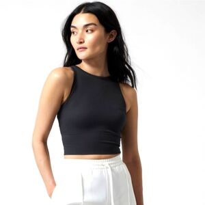 Athleta Aurora Seamless High Neck Crop Tank [L]